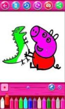 Coloring Pepa Pig for fans游戏截图5