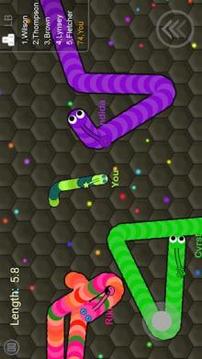 Worms.io : Slither Battle游戏截图1