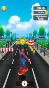 Amazing Spider Subway surf 3D Dash游戏截图5