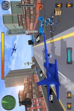 US Police Car Plane Transport Simulator游戏截图3