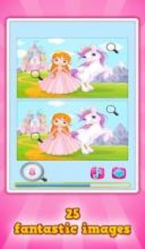 Princess & Pony : Find the Difference *Free Game游戏截图3