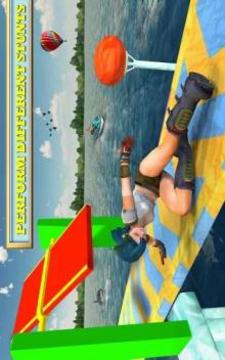 Real Stuntman Water Run Wipeout Free Games 2018游戏截图5