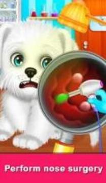 Puppy Surgery Hospital Pet Vet Care DayCare游戏截图1