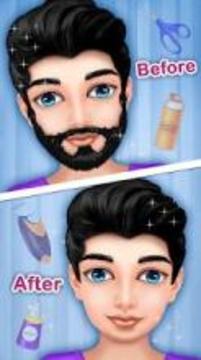 Celebrity Beard Salon : Stylist Beard Salon游戏截图3