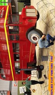 Virtual Garage 3D: Double Decker Bus Mechanic游戏截图1