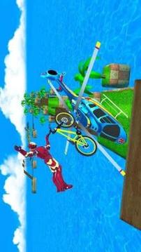 Flying Robot Bicycle - Robot Transformation game游戏截图1