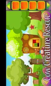 Escape Game : Cow Creature Rescue Game游戏截图2