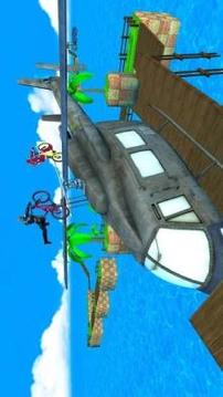 Flying Robot Bicycle - Robot Transformation game游戏截图2