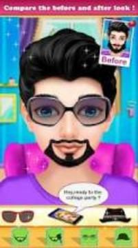 Celebrity Beard Salon : Stylist Beard Salon游戏截图4