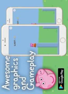 Pepa Happy Jump Pig Game 2018游戏截图3