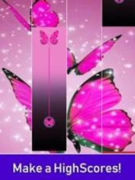 Love Pink Magic Piano Tiles Butterfly 2018游戏截图2