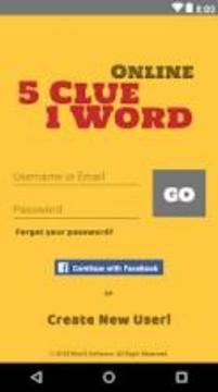 5 Clue 1 Word Online游戏截图3