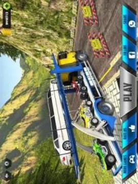 Car Transporter Cargo Truck Driving Game 2018游戏截图5