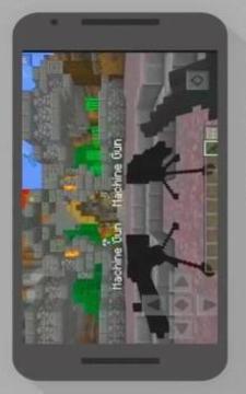 Inventory Gun Mod MCPE游戏截图1