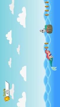 Princess Mermaid Ariel Jump Tale游戏截图1