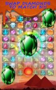 Diamond Crush : Free Jewels & Gems Game游戏截图1