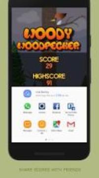 Woodpecker tree chopper game for boys and girls游戏截图2
