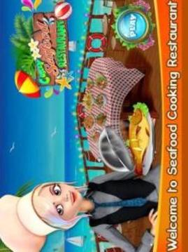 Crazy Seafood Restaurant: Grilled Fish Sushi Games游戏截图1