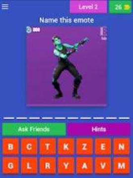 Fortnite Emote Quiz游戏截图2