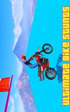 Superhero Downhill Tricky Bike Race Free游戏截图4