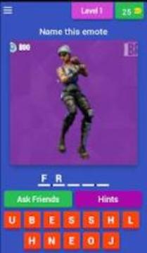 Fortnite Emote Quiz游戏截图5