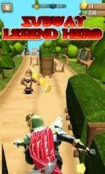 Subway Legend Hero Run 3D游戏截图2