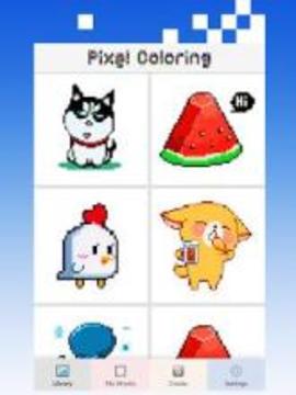 Pixel Coloring - Color by Number游戏截图1
