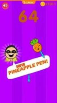 Gangnam Style Pineapple Oppa Apple Pen Rampage游戏截图4