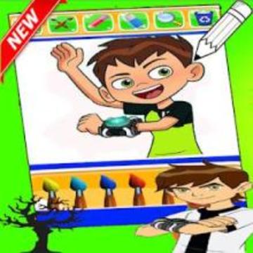 Ben 10 Coloring game游戏截图5