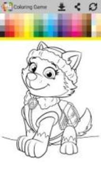 Paw Coloring Book游戏截图3