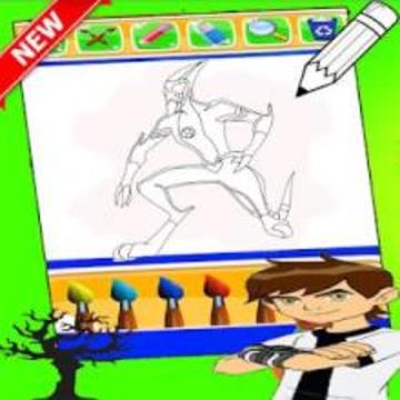 Ben 10 Coloring game游戏截图1