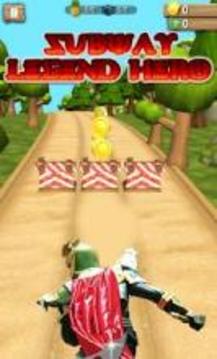 Subway Legend Hero Run 3D游戏截图1