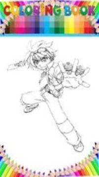 Bakugan games coloring for fans游戏截图1