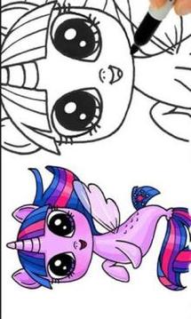 My Little Pony Drawing Games游戏截图2