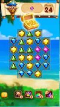 Pirate Jewels Treasure: Hunter Pop Match 3 Puzzle游戏截图4