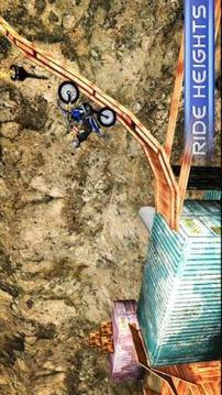 Tricky Stunt Bike Extreme Racer: Superhero游戏截图1