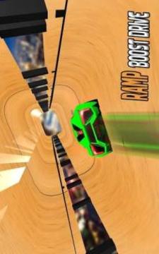 Vertical Mega Ramp Car Racing Stunts Game游戏截图2