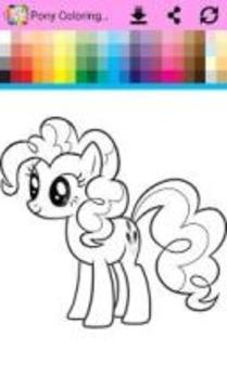 Little Pony Coloring Book游戏截图1