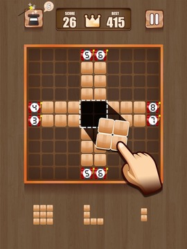 Wood Block Blitz Puzzle游戏截图2