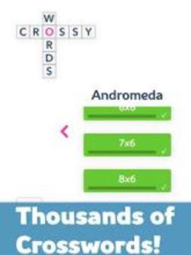 Crossy Words (Crossword+Fill-Ins+Chainword)游戏截图2