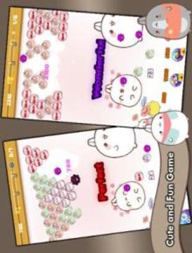 Molang Kawaii Bubble Dance游戏截图2