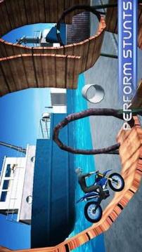 Tricky Stunt Bike Extreme Racer: Superhero游戏截图4