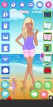 Beauty Beach Fashion Styles Dress Up游戏截图3