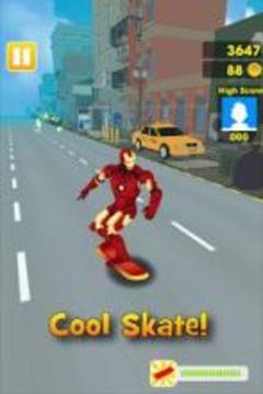 Iron Man Surf 3D Adventure游戏截图3