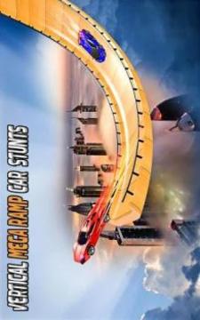 Vertical Mega Ramp Car Racing Stunts Game游戏截图5