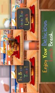 School Lunch Box: Yummy Cheese Burger & Taco Maker游戏截图4