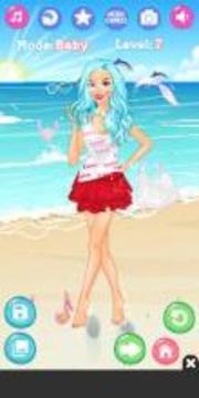 Beauty Beach Fashion Styles Dress Up游戏截图4