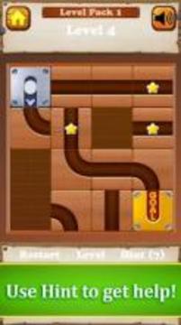 Roll a Ball: Free Puzzle Unlock Wood Block Game游戏截图2