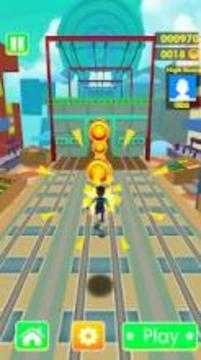 Bus & Subway Train Surf Run 3D游戏截图4