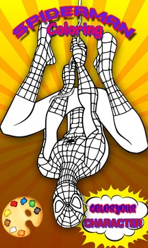 Spider-Man Coloring pages : Spider Games游戏截图3